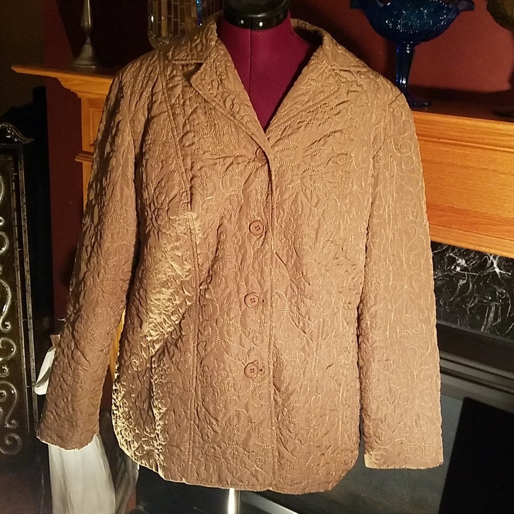 R.Q.T. Plus size quilted jacket.